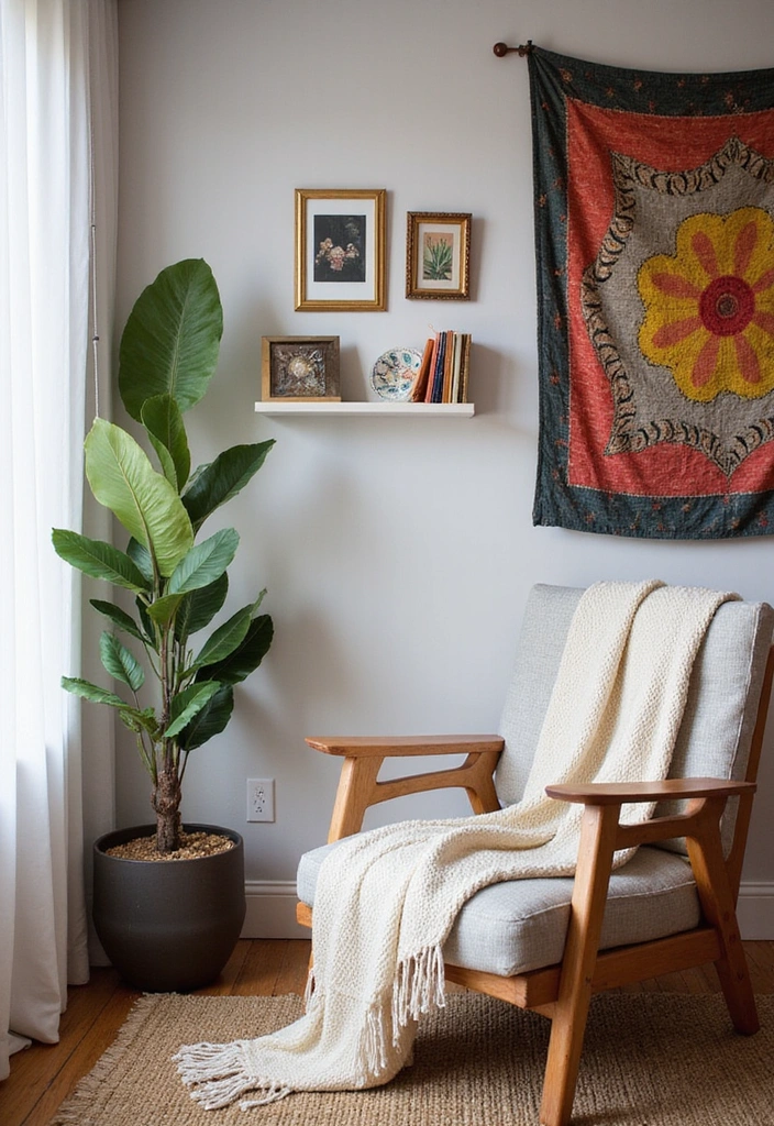 Incorporate Personal Touches to Create a Small Reading Nook