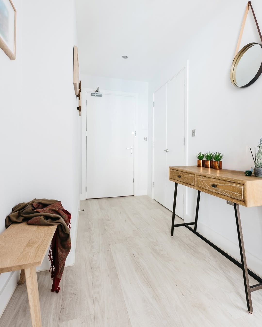 Small Narrow Hallway with Choose the Right Accessories
