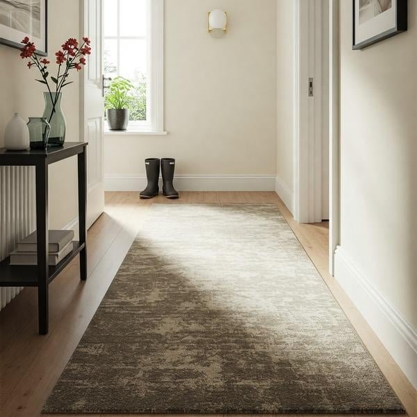 Small Narrow Hallway with Use Area Rugs Wisely