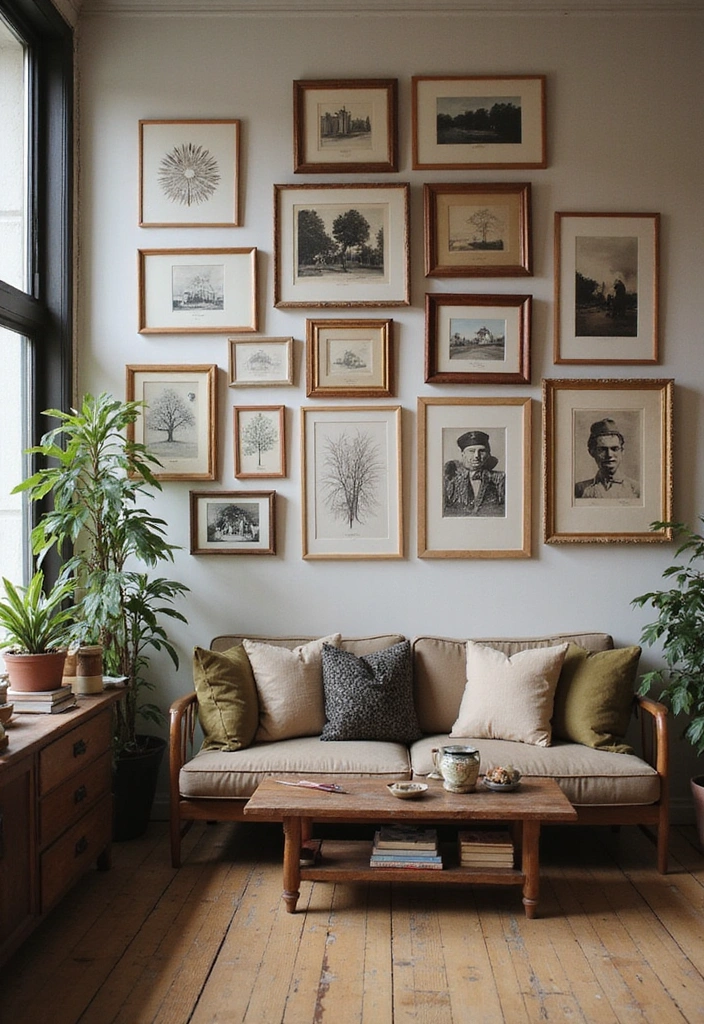 Vintage Gallery Wall Ideas That'll Transform Your Space into a Timeless Masterpiece