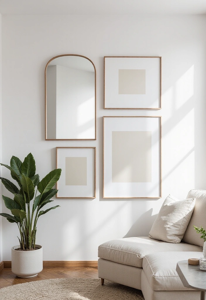 Minimalistic Mirror Wall