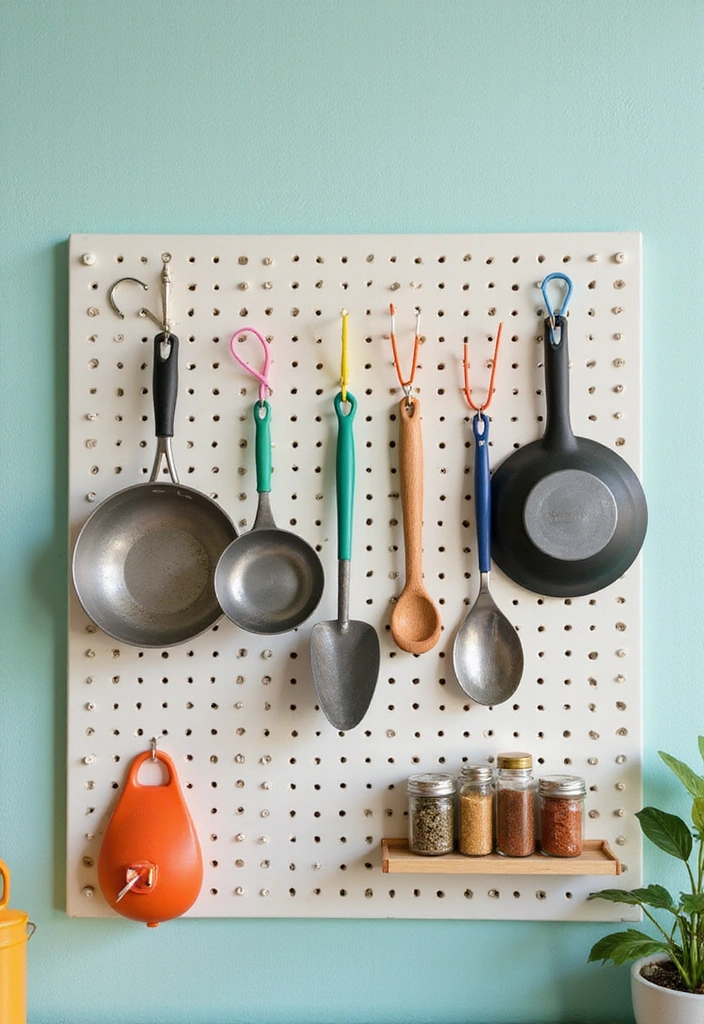 Pegboards for Versatile Organization