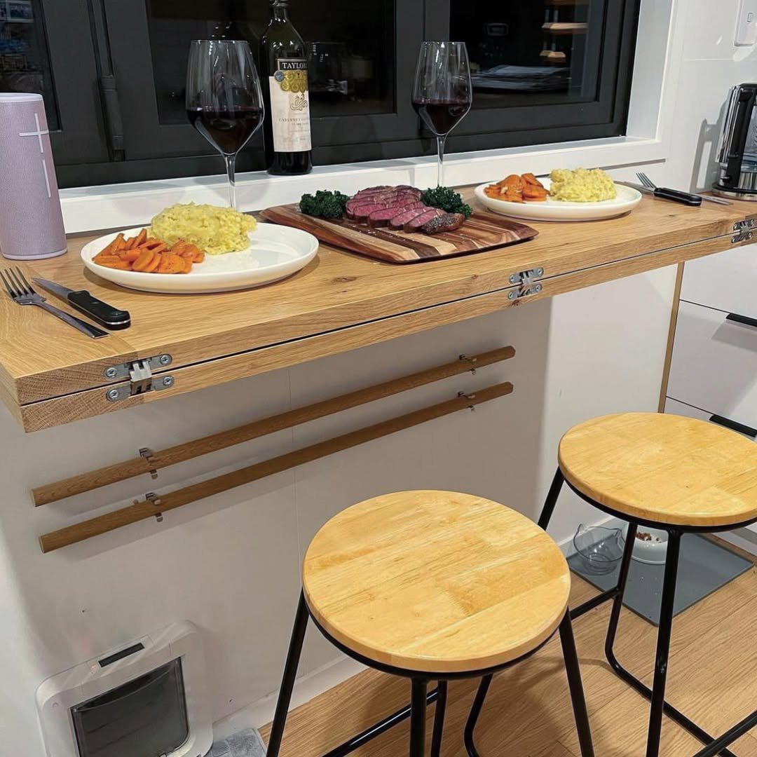 kitchen wall storage Foldable Wall Tables