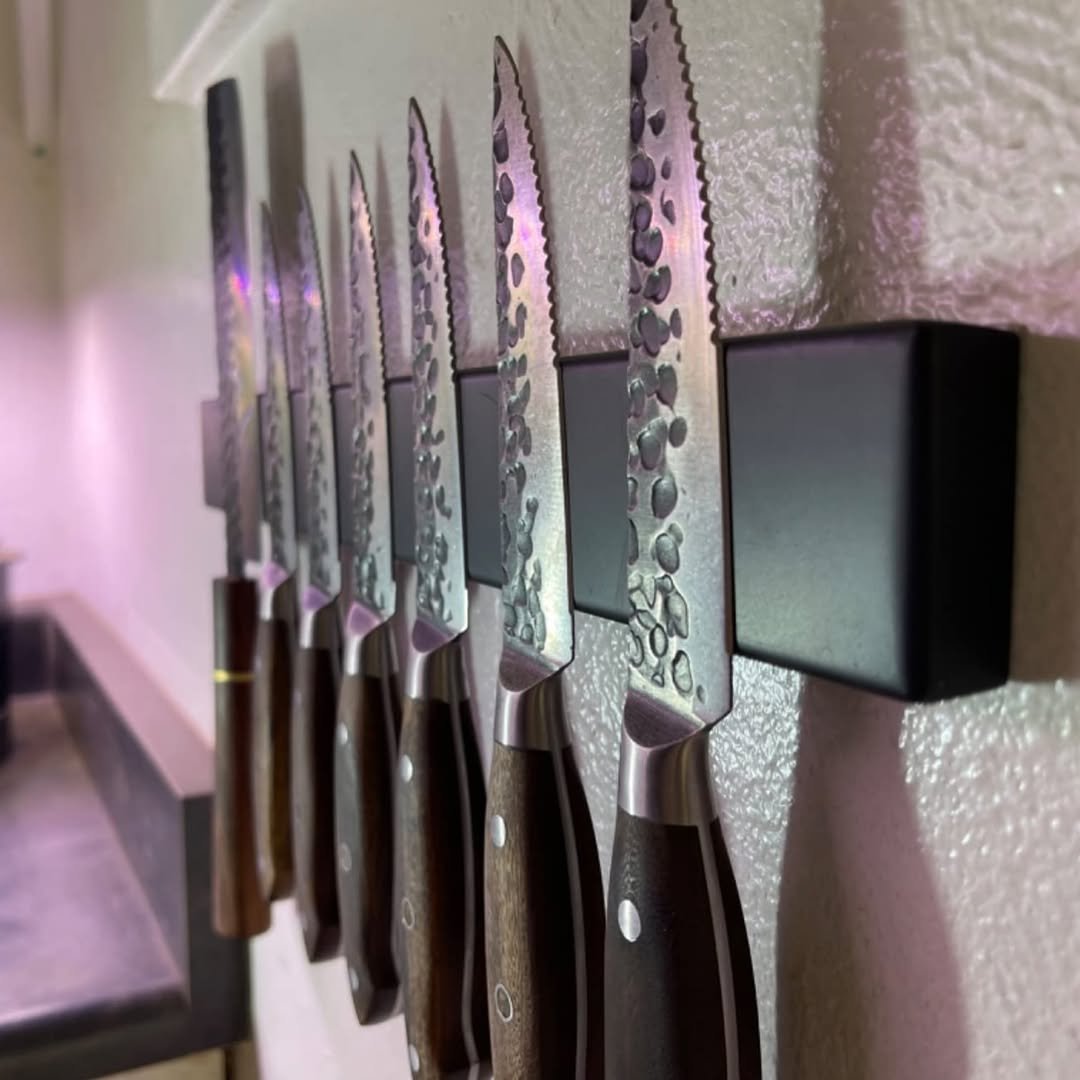 kitchen wall storage Magnetic Strips for Knives and Tools