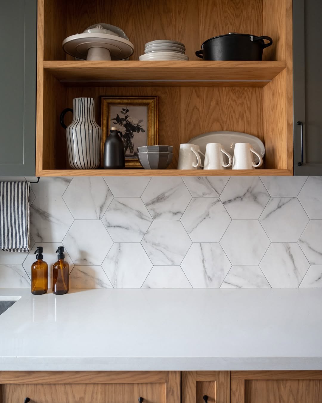 kitchen wall storage Open Shelving for Everyday Essentials