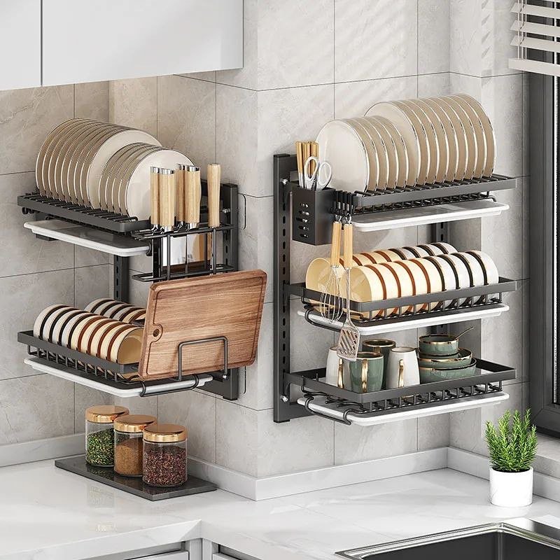 kitchen wall storage Wall-Mounted Griddles or Cookware