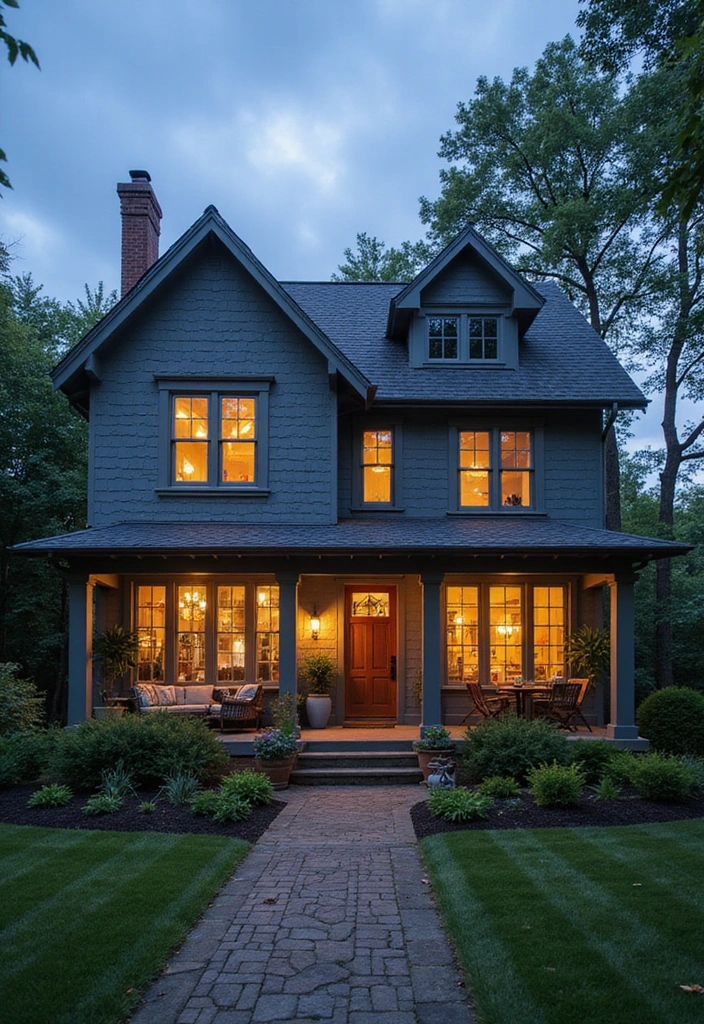 Twilight Blue Gray: Evening Elegance
