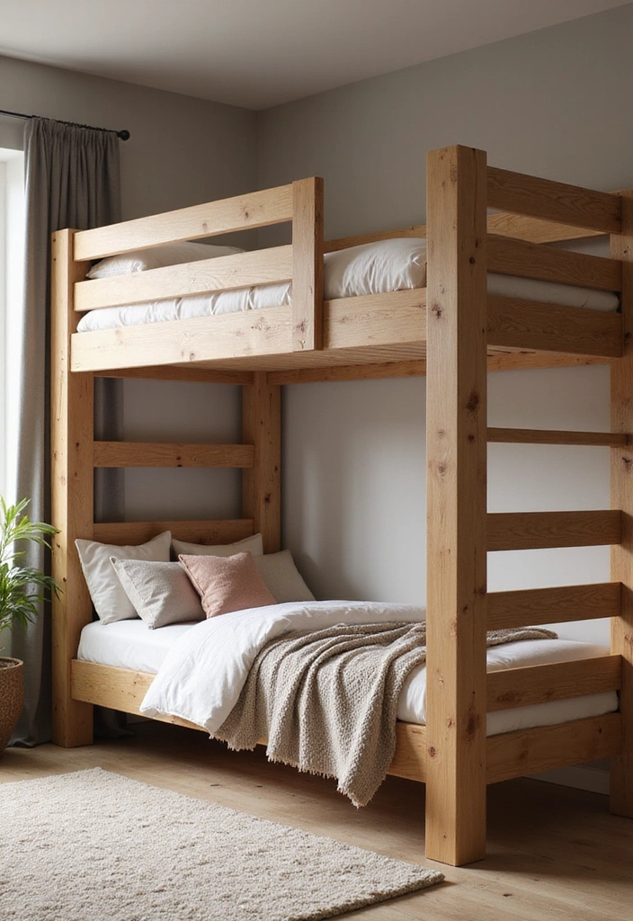 DIY Loft Bed Ideas for Adults Minimalist Wooden Loft Bed