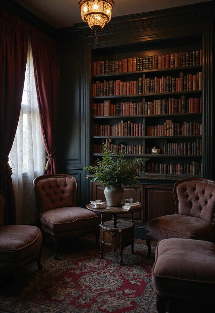 Bookshelves and Reading Nooks