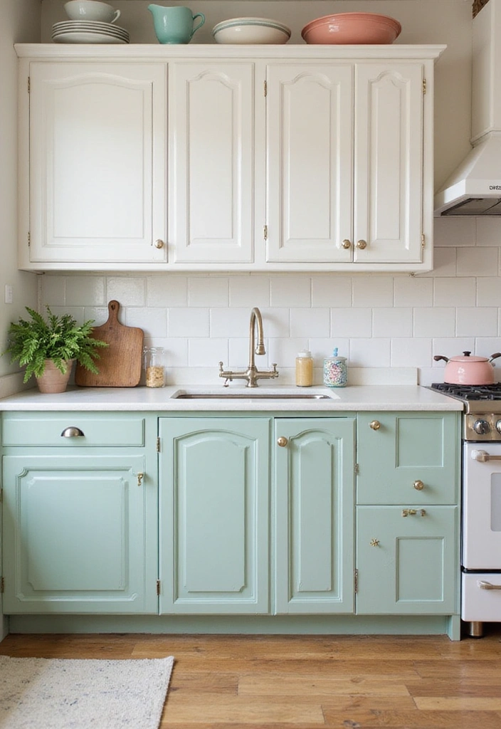 Soft Pastels and White