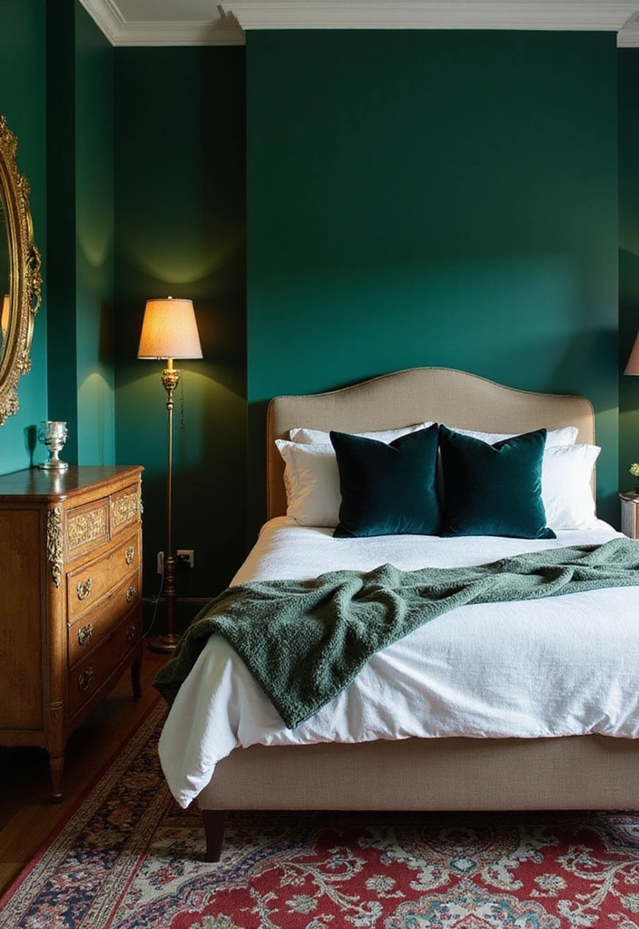 Rich Jewel Tones for a Dramatic Effect
