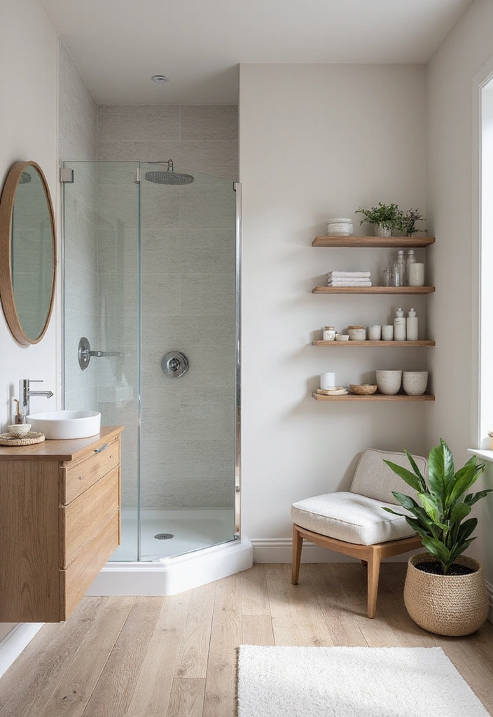 Prioritize Functional Layout in Nordic Bathroom
