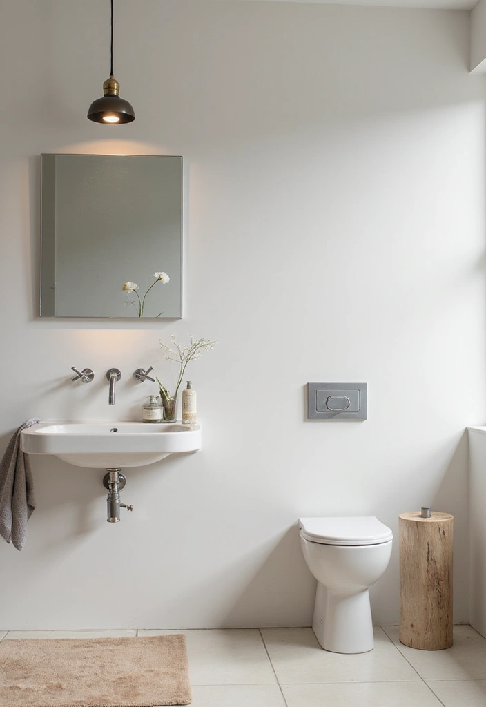Minimalist Scandinavian Bathroom