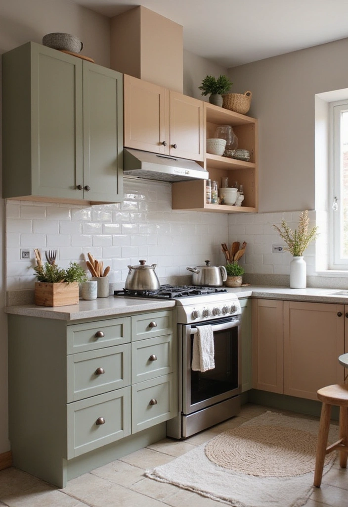Two Tone Kitchen Cabinets Color Ideas