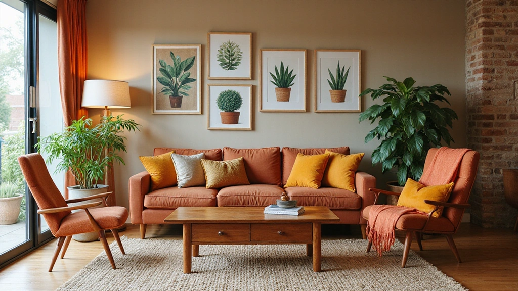 Best Boho Mid Century Modern Living Room 1