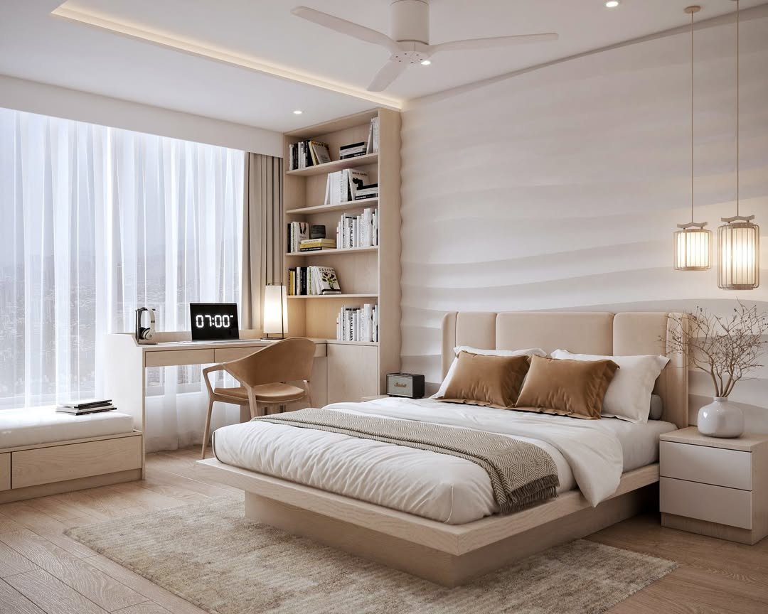 Furniture for Japandi Bedroom Interior Design