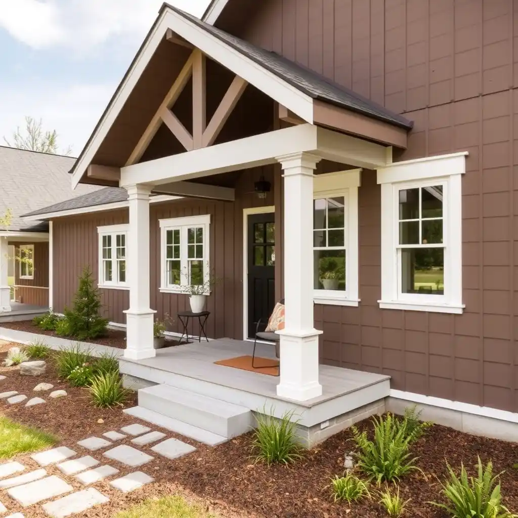 Mocha Color Modern Farmhouse