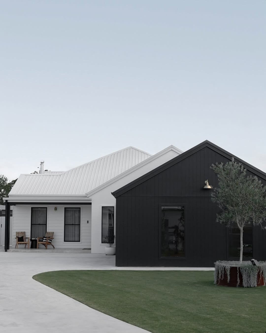 Monochrome Modern Farmhouse Exteriors