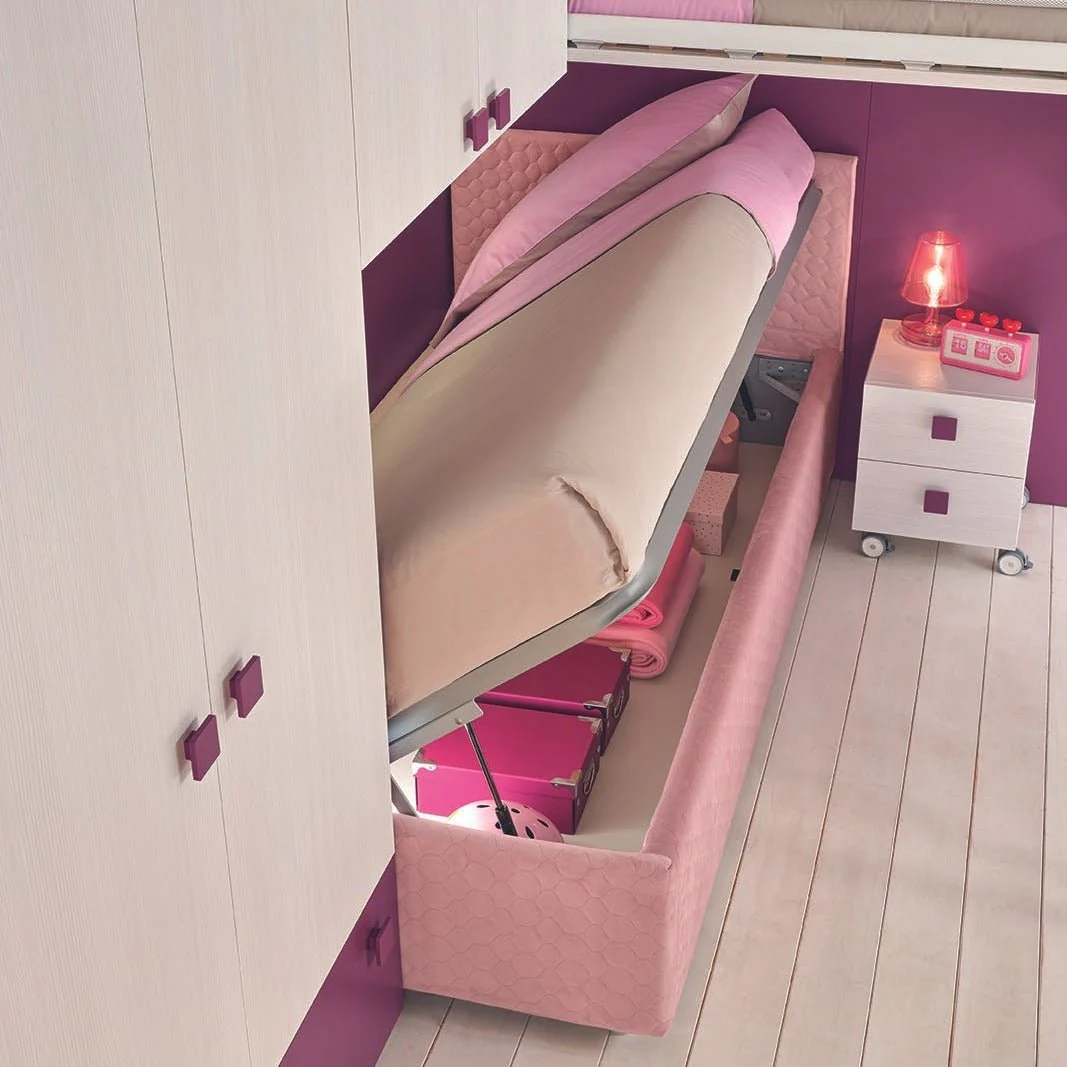 Under-Bed Storage Solutions for Twin Loft Bed