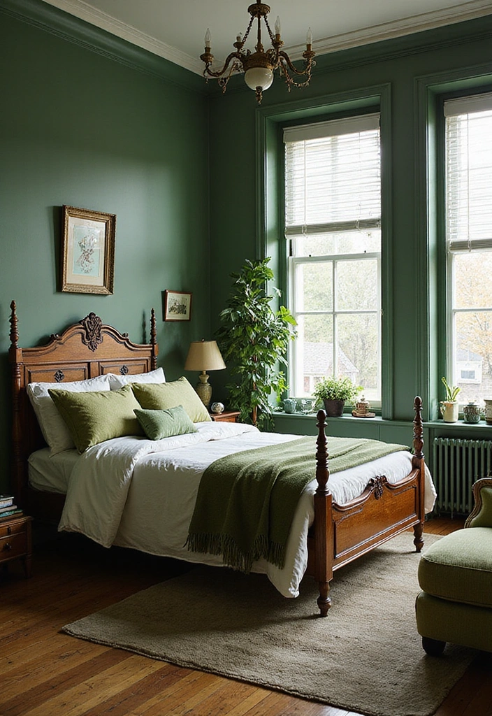 Green Victorian Bedroom Inspirations