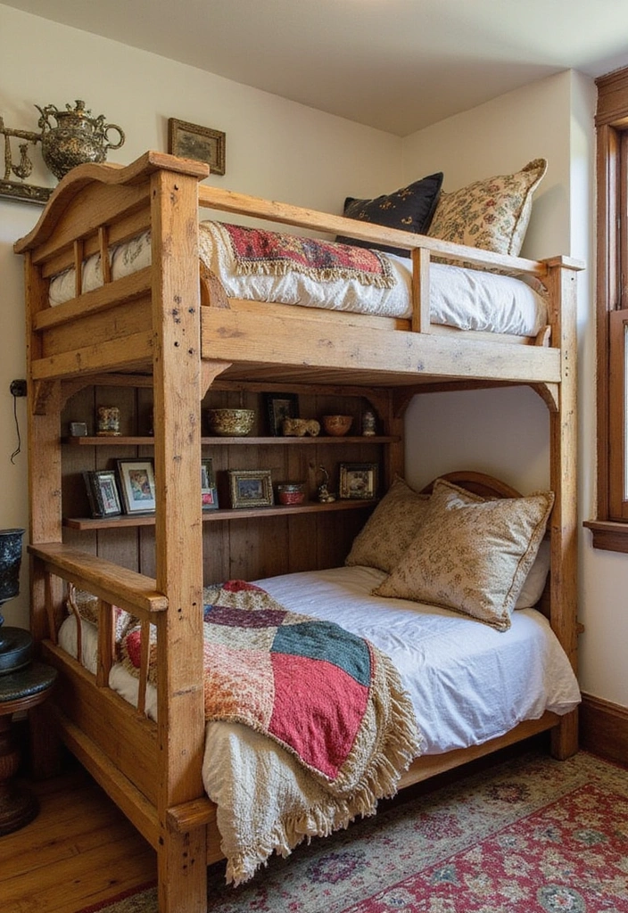 DIY Vintage-Inspired Loft Bed