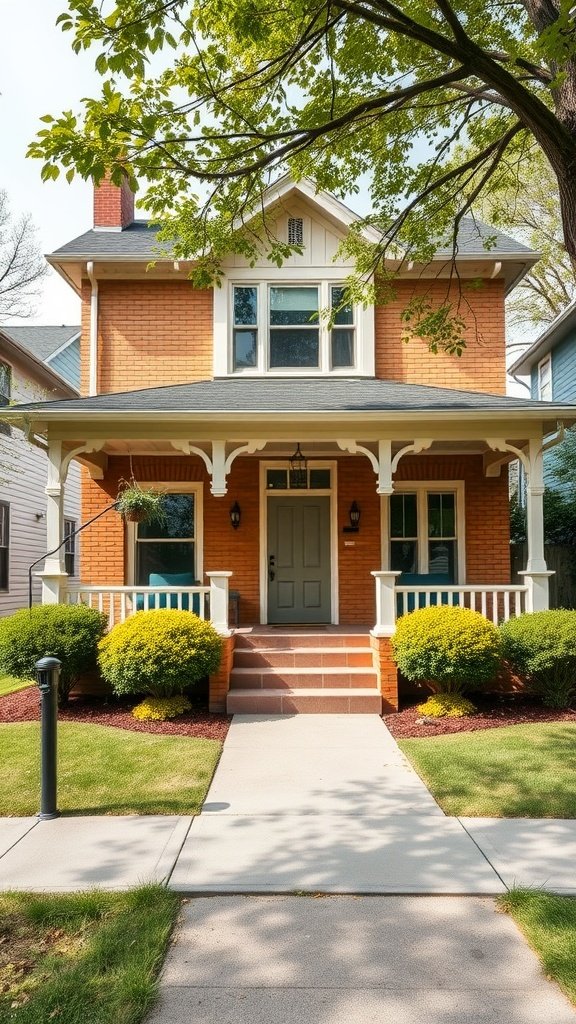 Charming yellow brick home
