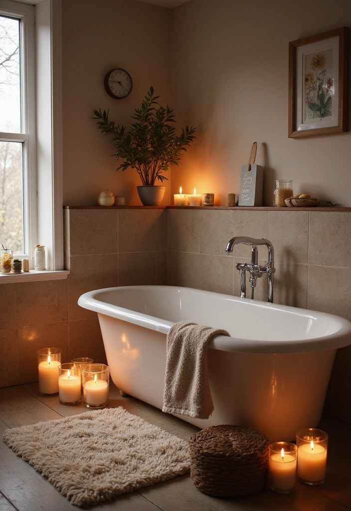 Add Hygge Touches with Scandinavian Bathroom