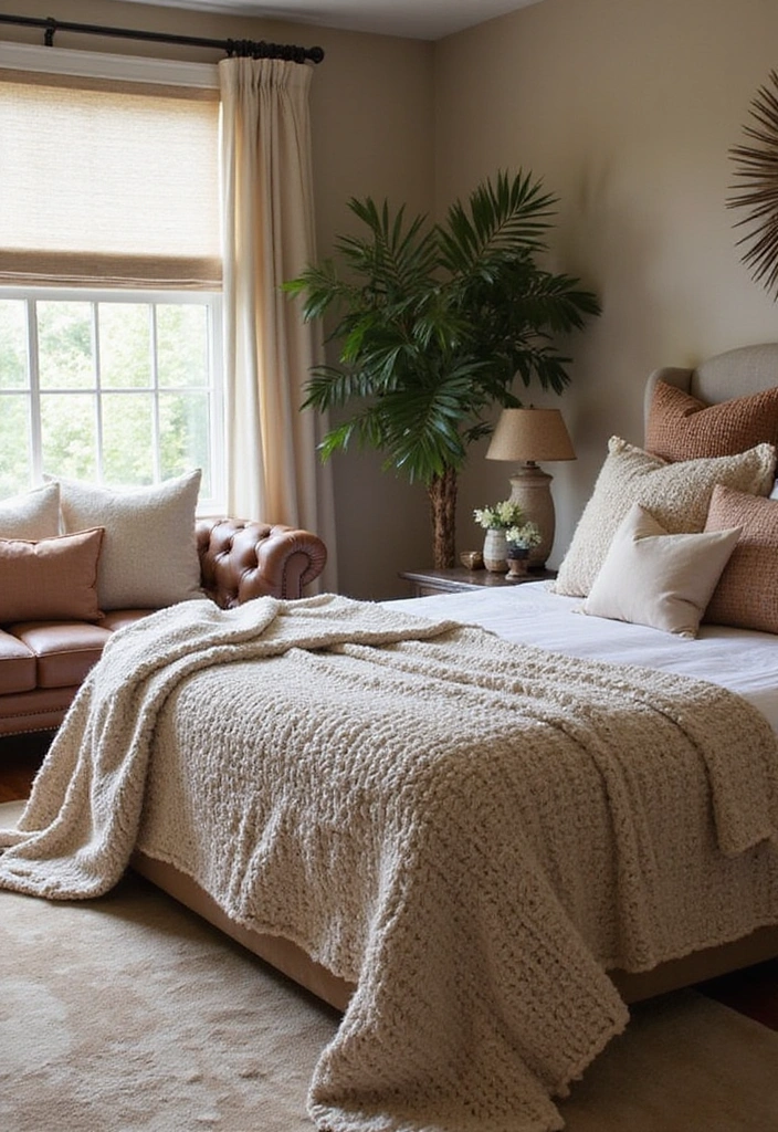 Boho Guest Bedroom Ideas with Textured Layers