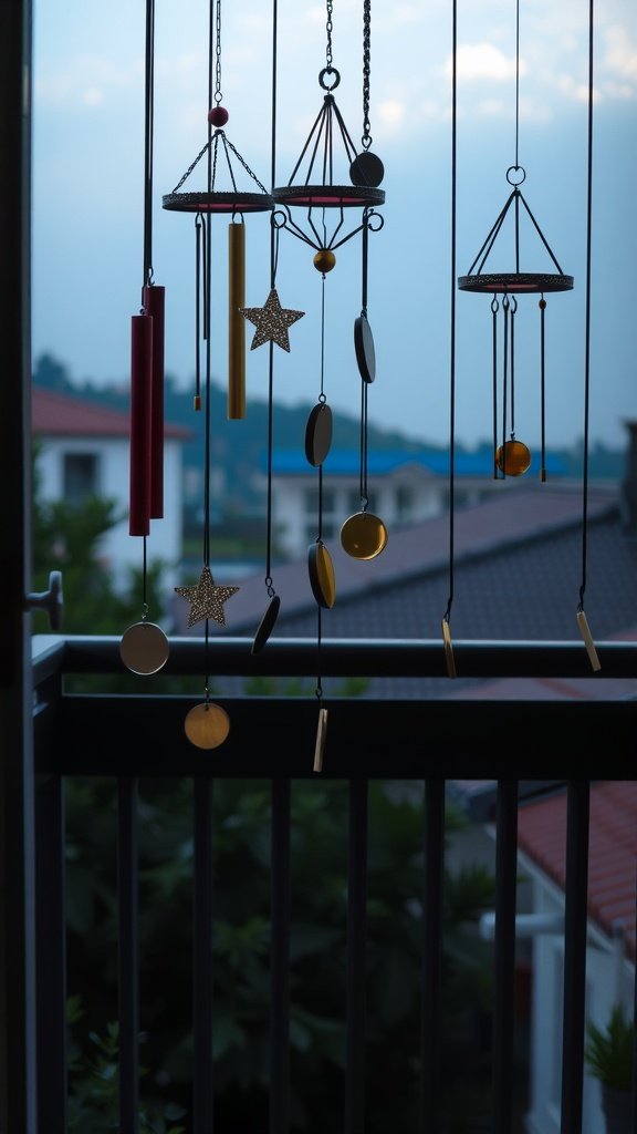 Wind Chimes for coastal balcony decor