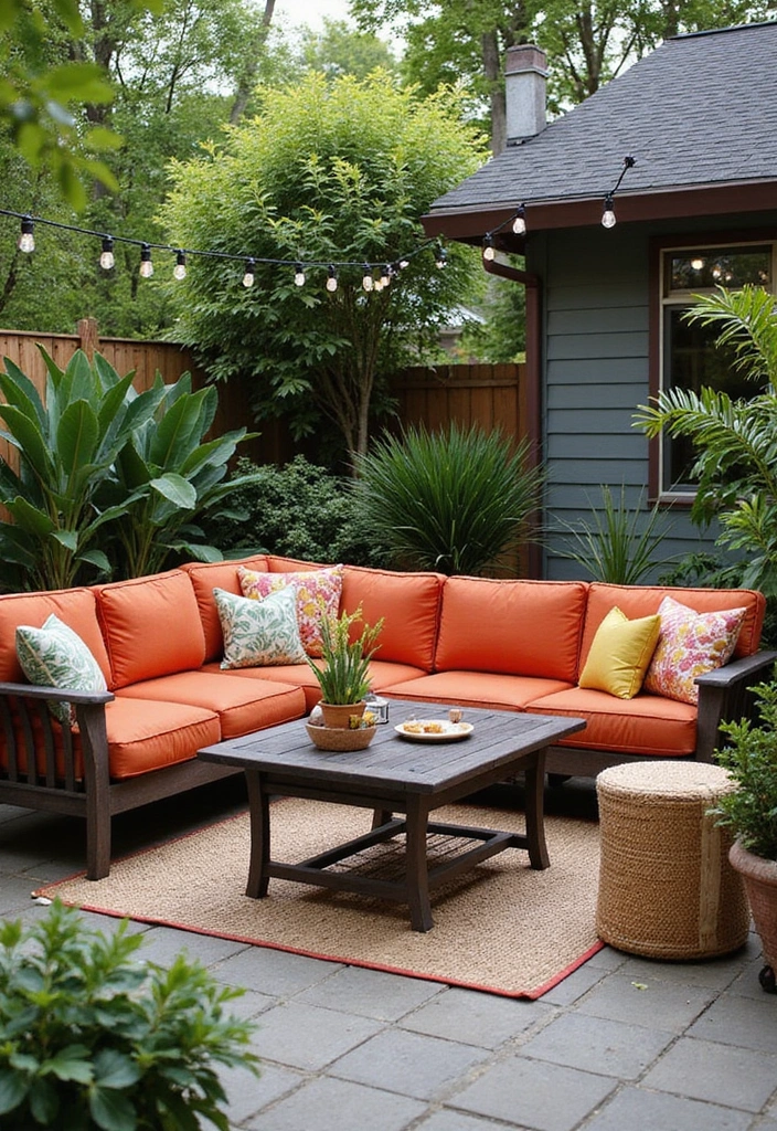 Cozy Outdoor Spaces in Beach House