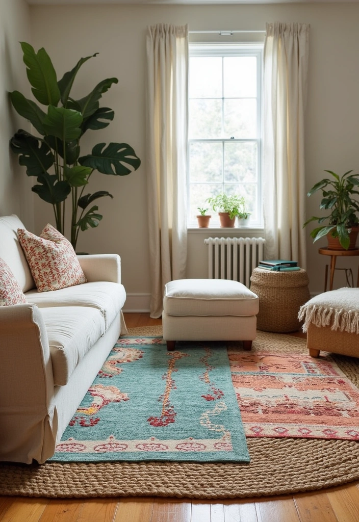 Colorful Rugs in Beach House Decor