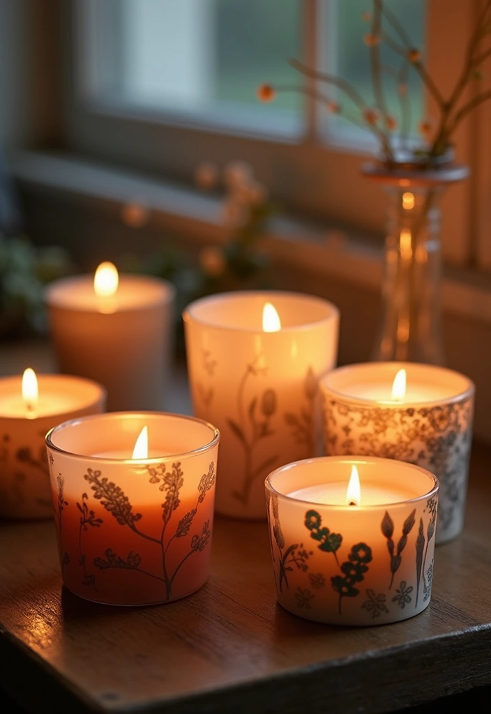Beachy Scented Candles for Beach House Decor and Tropical Charm