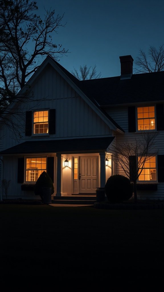 Accent Lighting Enhancing Exterior