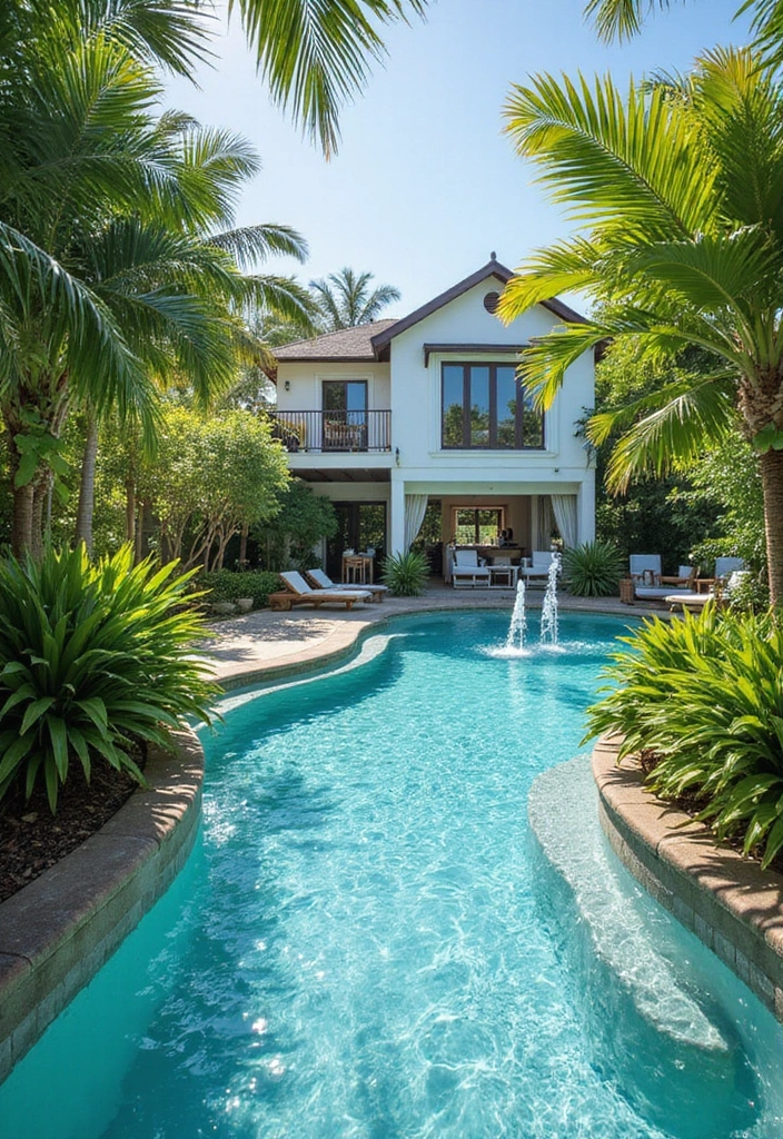 How to Achieve the Perfect White Coastal House Exterior for a Beachy Retreat - Incorporating Water Features