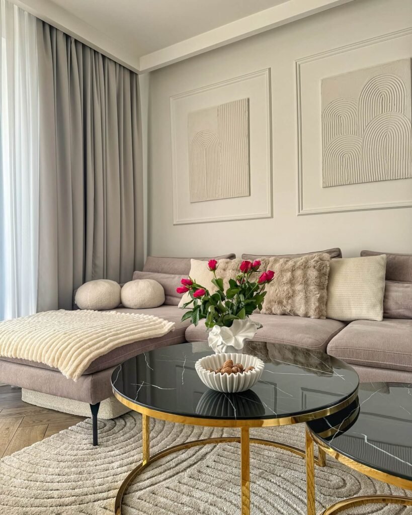 1. Soft Neutrals and Curves for a Serene Sitting Area