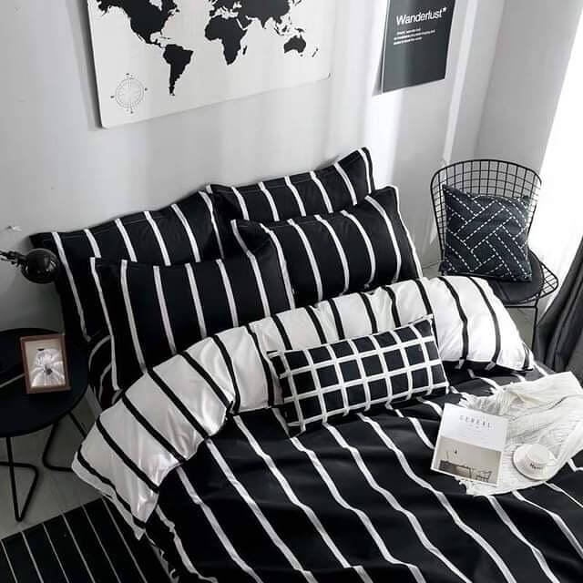 10. Graphic Stripes for a Modern Edge