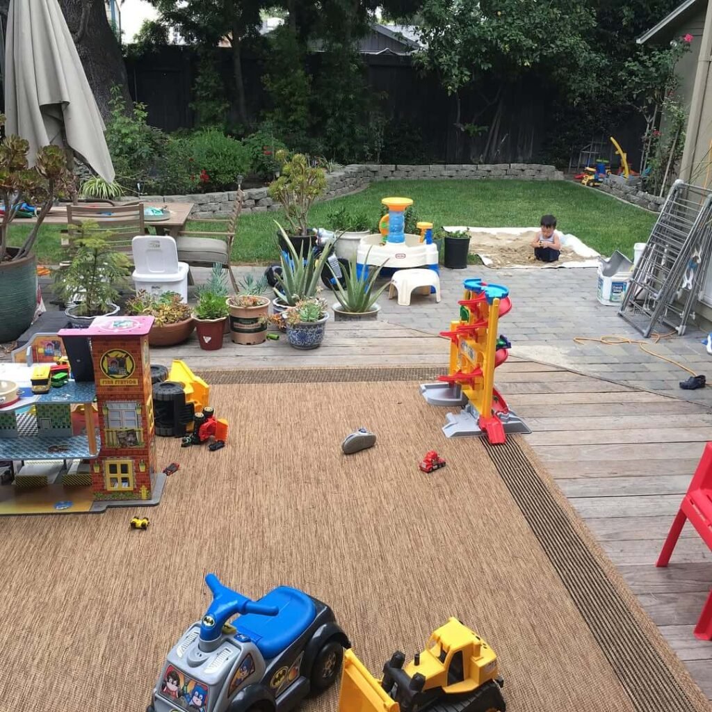 10. Deck and Sandbox Combo for Seamless Play Transitions