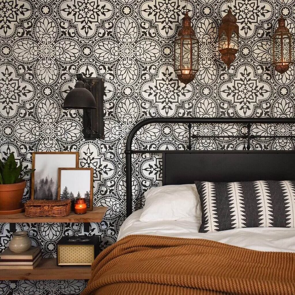 10. Global Boho Meets Maximalist Wallpaper