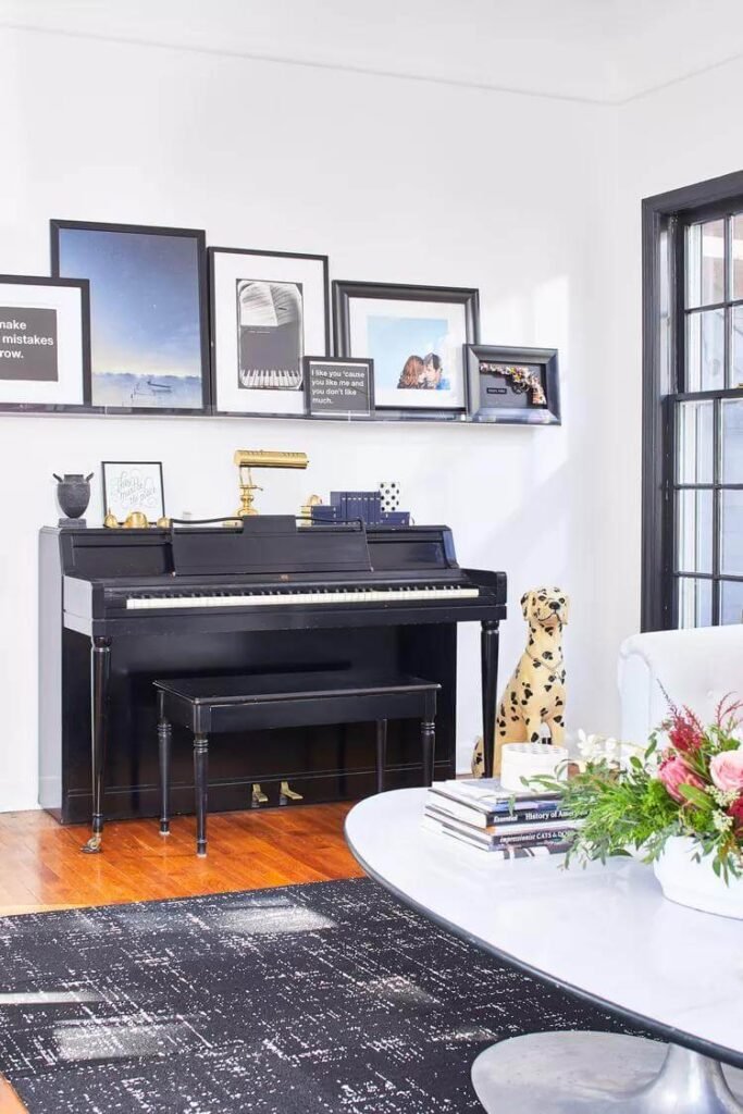 Gallery Wall Ideas with Shelves