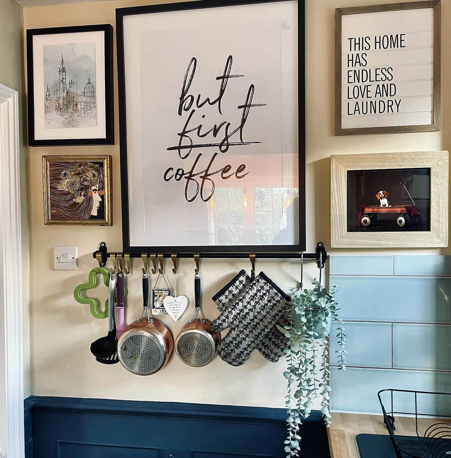 gallery wall ideas for kitchens: 27 stylish ways to... 19 Creative Kitchen Gallery Wall Ideas To Transform Your Space ...