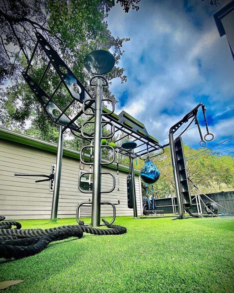 14. Adventure Fitness Zones for Older Kids