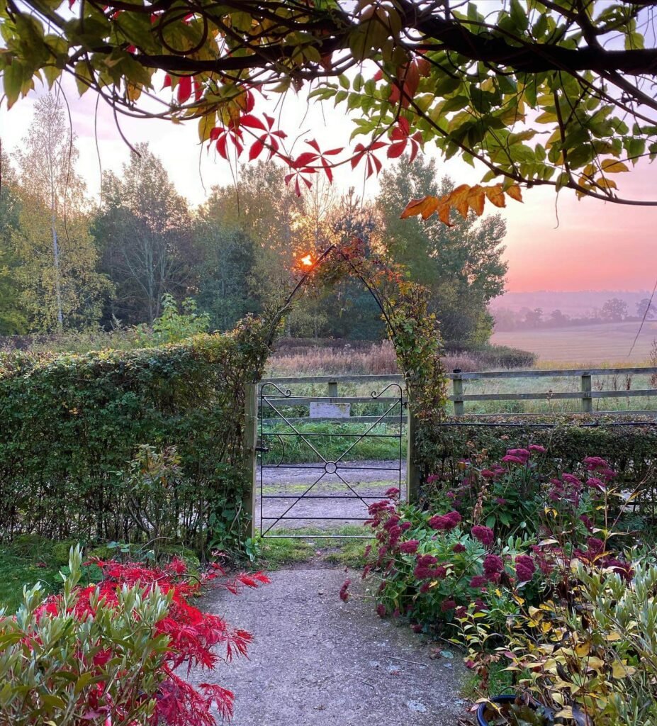 14. Countryside Charm with a Whimsical Garden Path