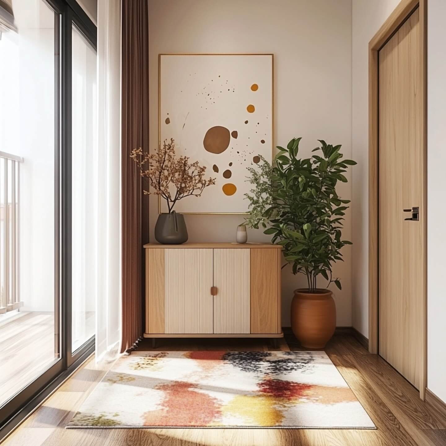 Family-Focused Wall with Stunning Entryway Gallery Wall