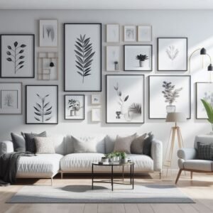 Gallery Wall Ideas with Shelves