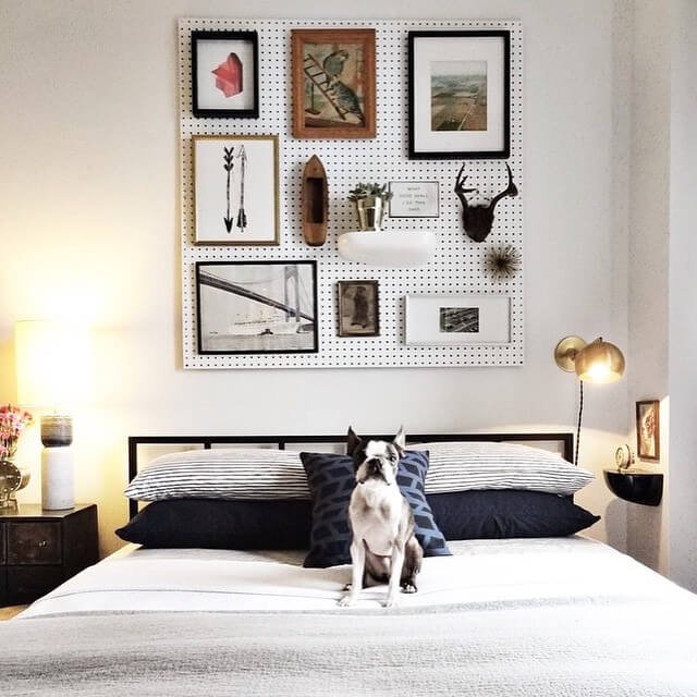 Creative Grid with Bedroom Gallery Wall