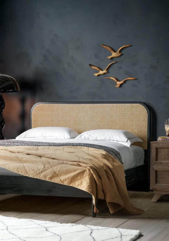 Rustic Charm Beige and Black Bedroom Ideas