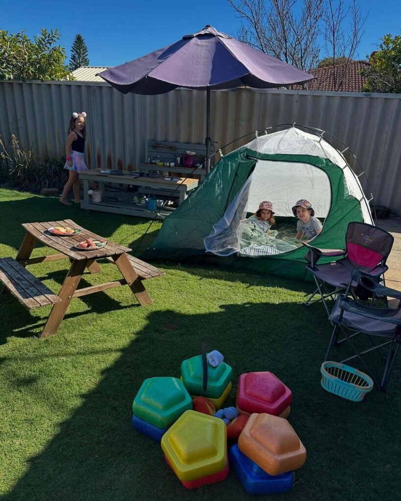 15. Set Up a Backyard Campground for Littles