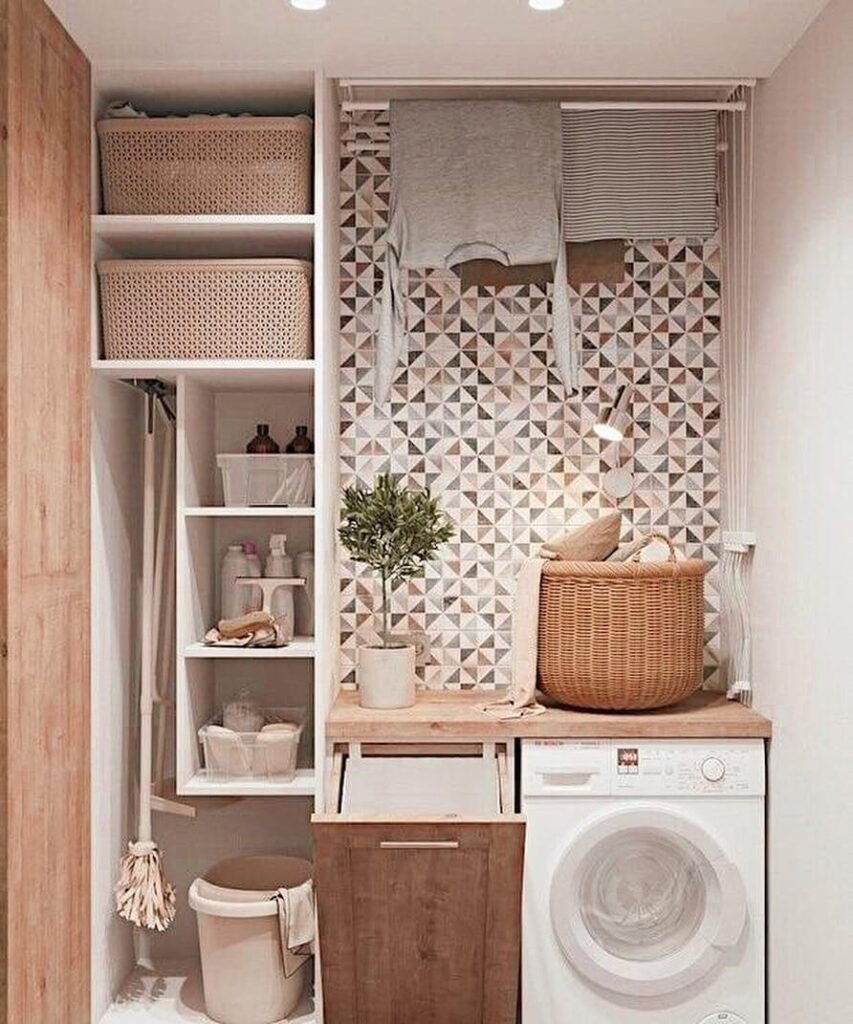 15. Under the Stairs Laundry Zone