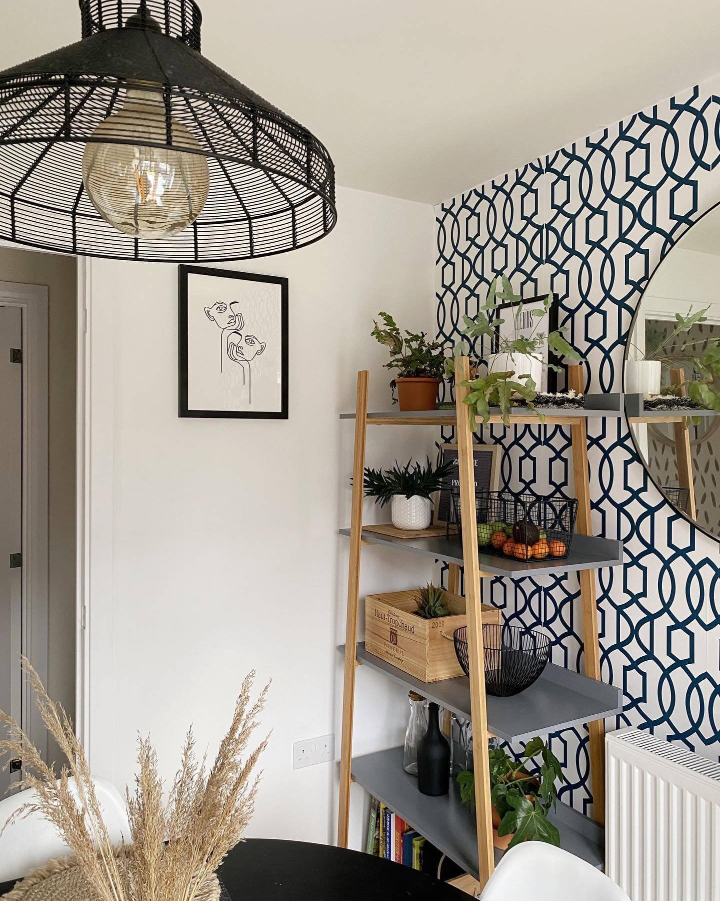 Classic Black Frames for Dining Room Gallery Wall
