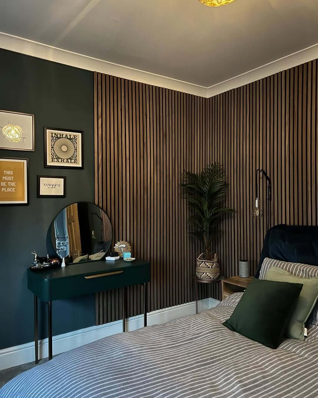 Botanical Wall with Bedroom Gallery Wall